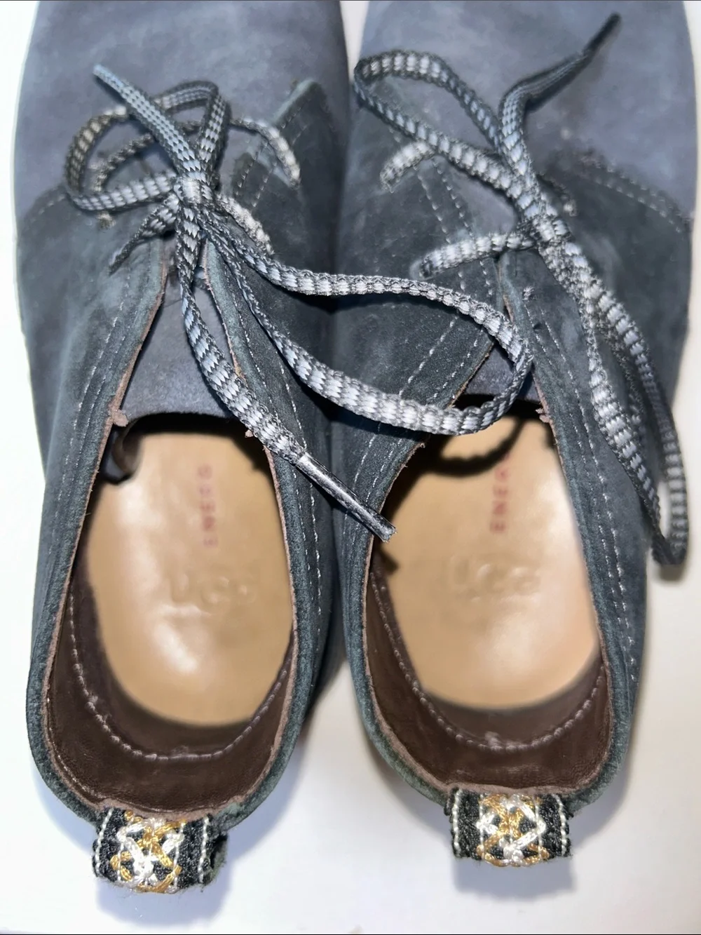 UGG Freamon Waterproof Suede Lace-Up Charcoal Chukka Boots